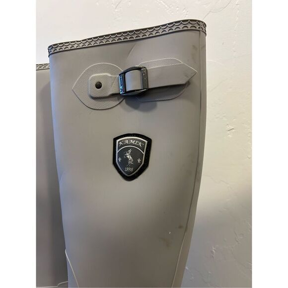 NWT KAMIK JENNIFER RAIN BOOT Light CHARCOAL - WOMENS Size 6 - Picture 7 of 12